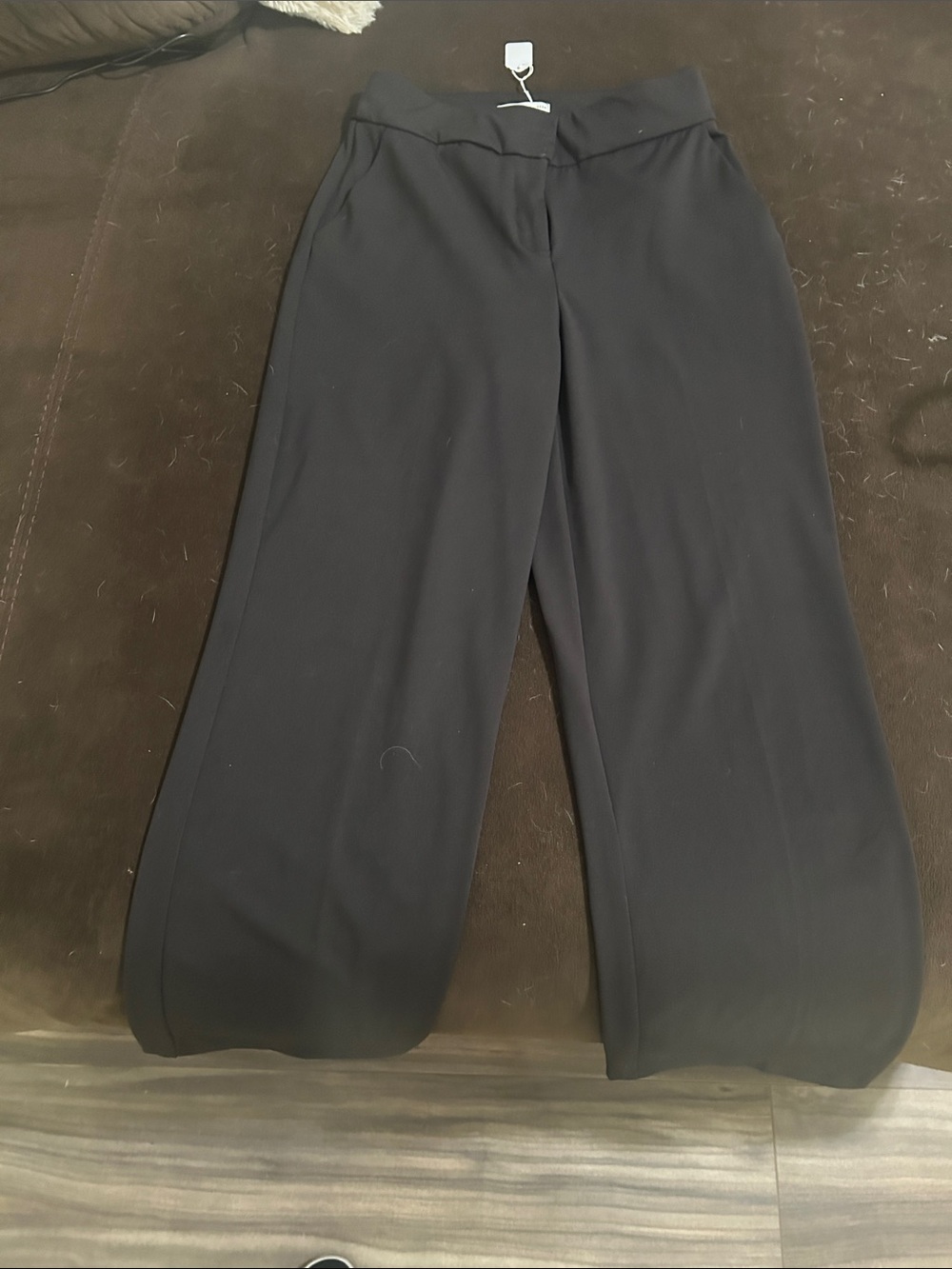 Classic Black Wide-Leg Women's Pants